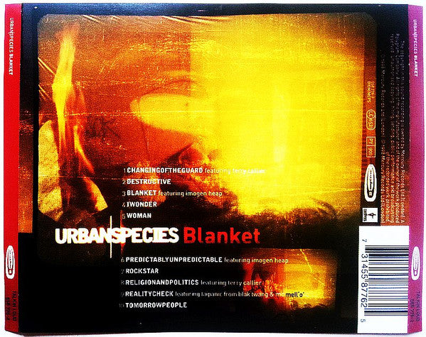 Urban Species : Blanket (CD, Album, RE)