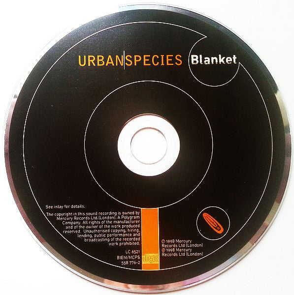 Urban Species : Blanket (CD, Album, RE)