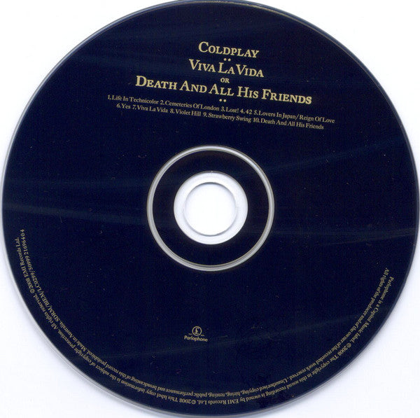Coldplay : Viva La Vida Or Death And All His Friends (CD, Album, Car)