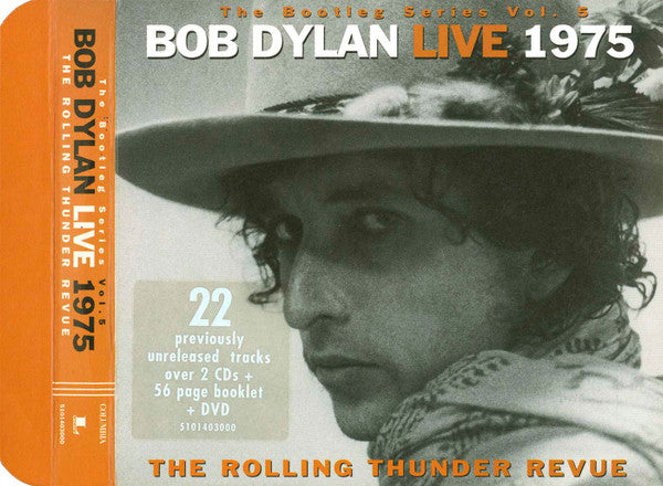 Bob Dylan : Live 1975 (The Rolling Thunder Revue) (2xCD, Album + DVD-V, PAL + Box, Dlx)