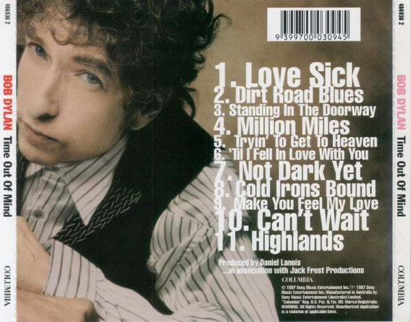 Bob Dylan : Time Out Of Mind (CD, Album)