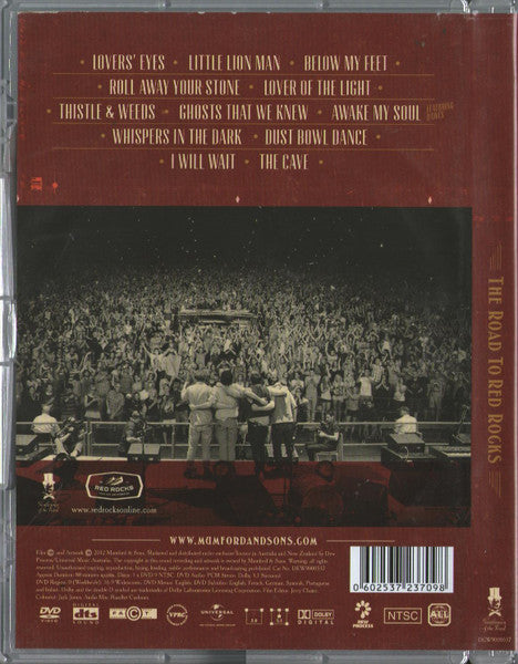 Mumford & Sons : Road To Red Rocks (DVD, NTSC)