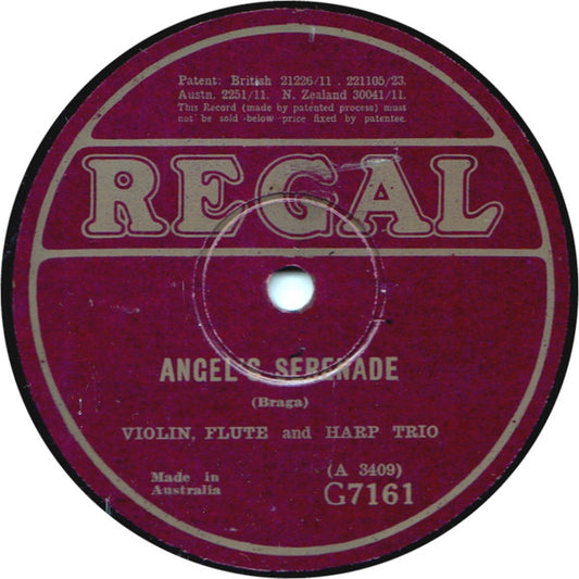 Unknown Artist : Angel's Serenade / Simple Aveu (Shellac, 10")