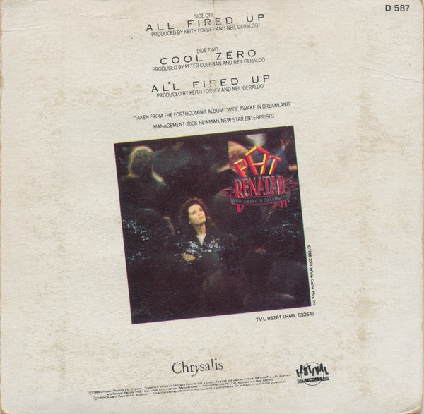 Pat Benatar : All Fired Up (CD, Single, Car)