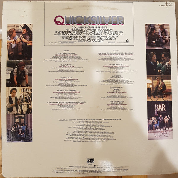 Various : Quicksilver (Original Motion Picture Soundtrack) (LP, Album)