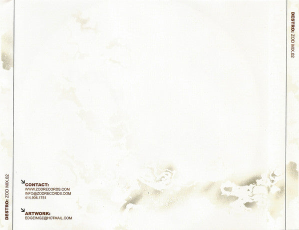 Destro : Zod Mix.02 (CD, Mixed)