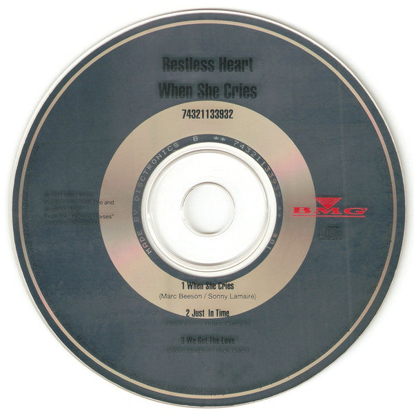 Restless Heart : When She Cries (CD, Single)