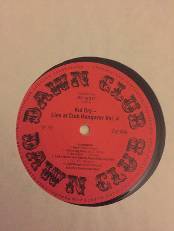 Kid Ory : Live At Club Hangover Volume 3 (LP)