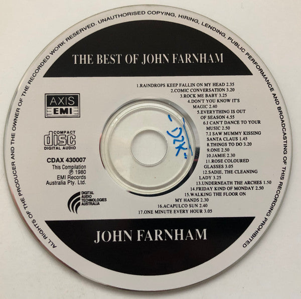 John Farnham : The Best Of John Farnham (CD, Comp, RE)