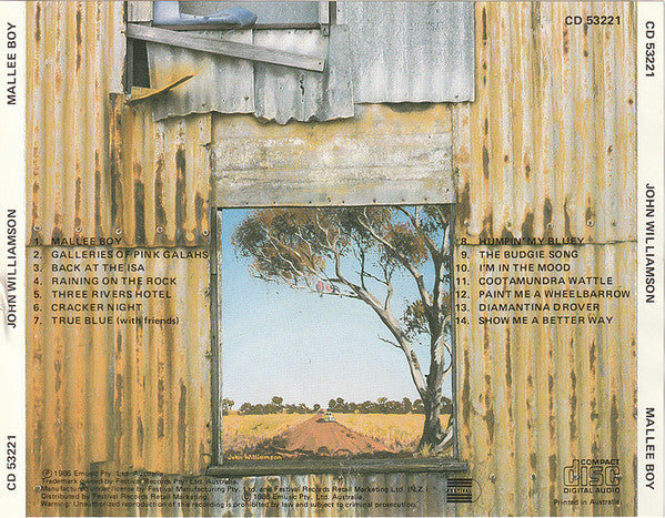 John Williamson : Mallee Boy (CD, Album)