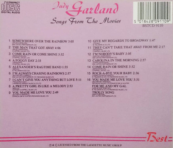 Judy Garland : Songs From The Movies (CD, Comp)