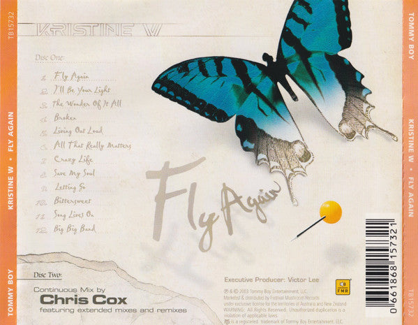 Kristine W : Fly Again (CD, Album + CD, Comp, Mixed)