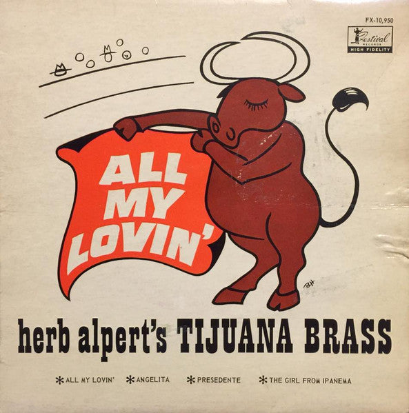 Herb Alpert's Tijuana Brass* : All My Lovin' (7", EP, Mono)