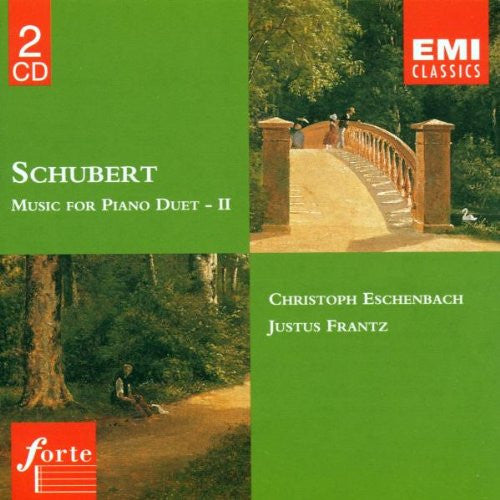 Schubert* / Christoph Eschenbach, Justus Frantz : Music For Piano Duet - II (2xCD, Comp, RM)