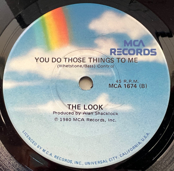 The Look (2) : I Am The Beat (7", Single, Blu)