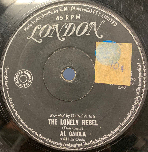 Al Caiola And His Orchestra : The Magnificent Seven (7", Single)