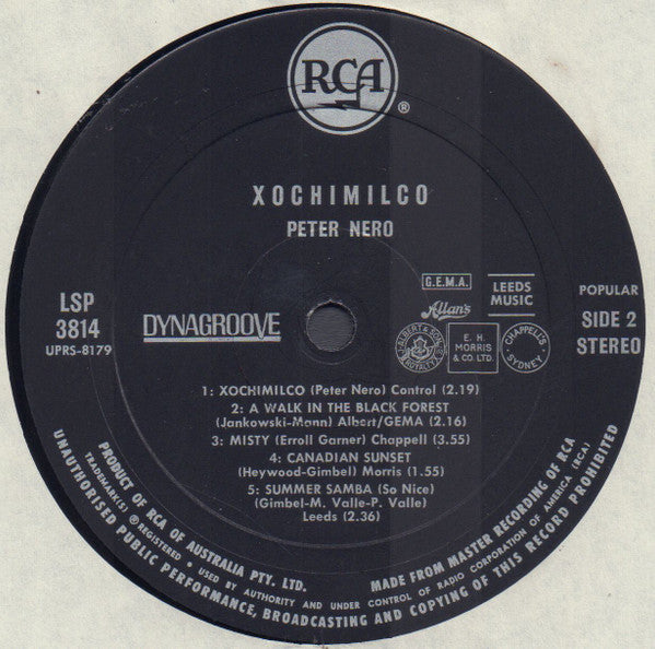 Peter Nero : Xochimilco (LP, Album)