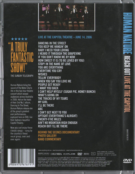 Human Nature : Reach Out: Live At The Capitol (DVD-V, Multichannel, PAL)