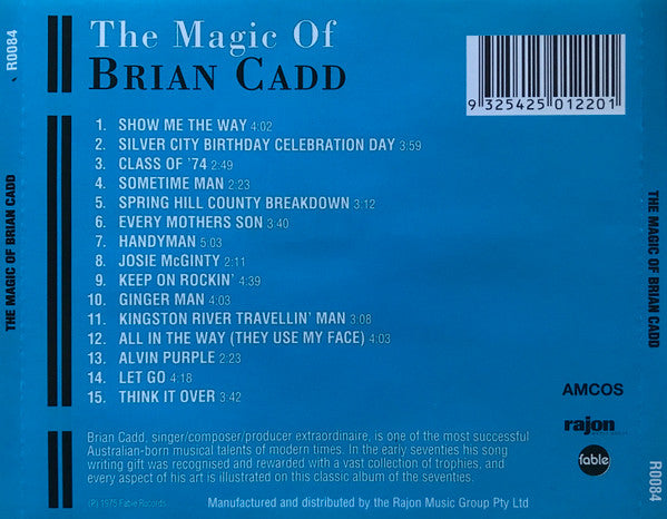 Brian Cadd : The Magic Of Brian Cadd (CD, Comp, RE)