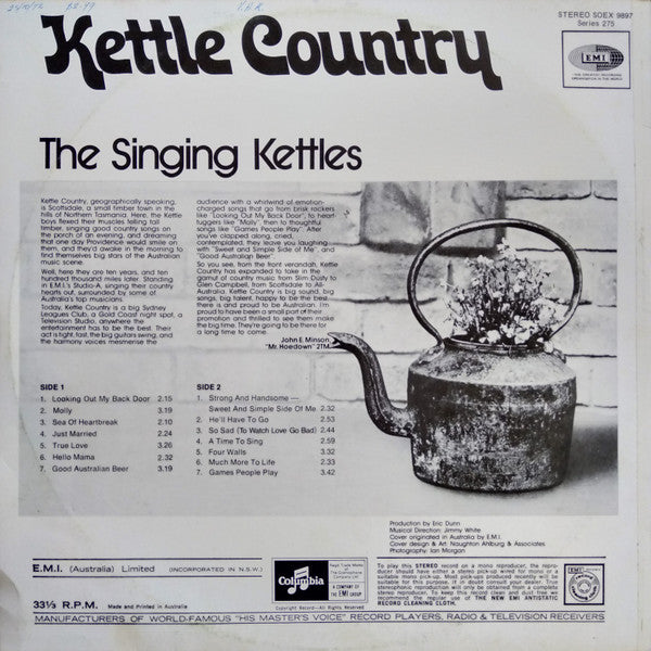 The Singing Kettles : Kettle Country (LP, Album)