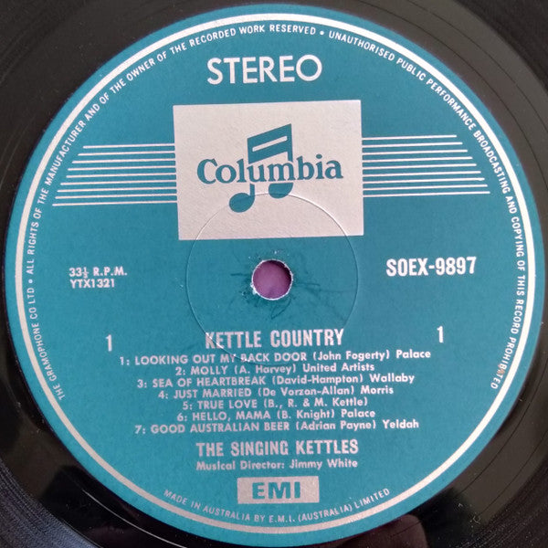 The Singing Kettles : Kettle Country (LP, Album)