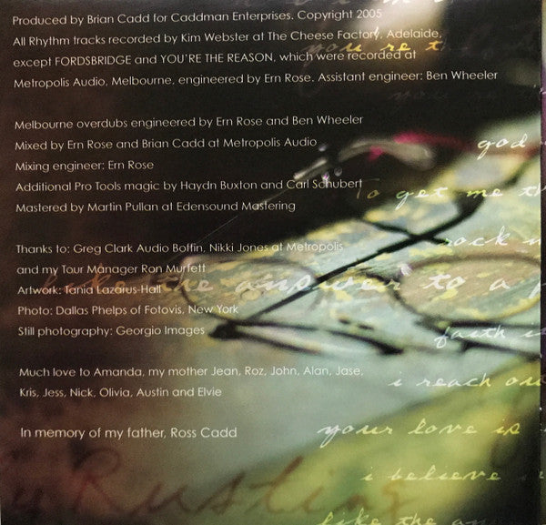 Brian Cadd : Quietly Rusting (CD, Album)