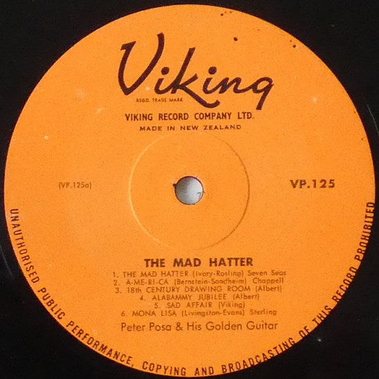 Peter Posa : The Mad Hatter (LP, Album)