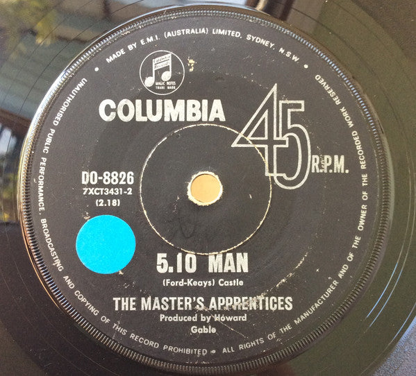 The Master's Apprentices : 5.10 Man (7", Single)