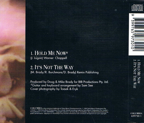 Rhonda Burchmore : Hold Me Now (CD, Single)