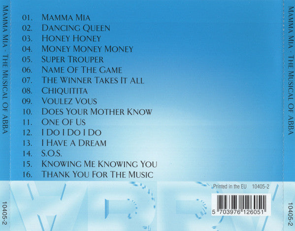 The London Theatre Players & Singers, ABBA Mania Orchestra & Singers : Mamma Mia! (Highlights From The New Musical) (Based On The Songs Of ABBA) (CD, Album)