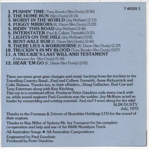 Slim Dusty : The Truckin' Song Collection (5xCD, Album + Box, Comp)