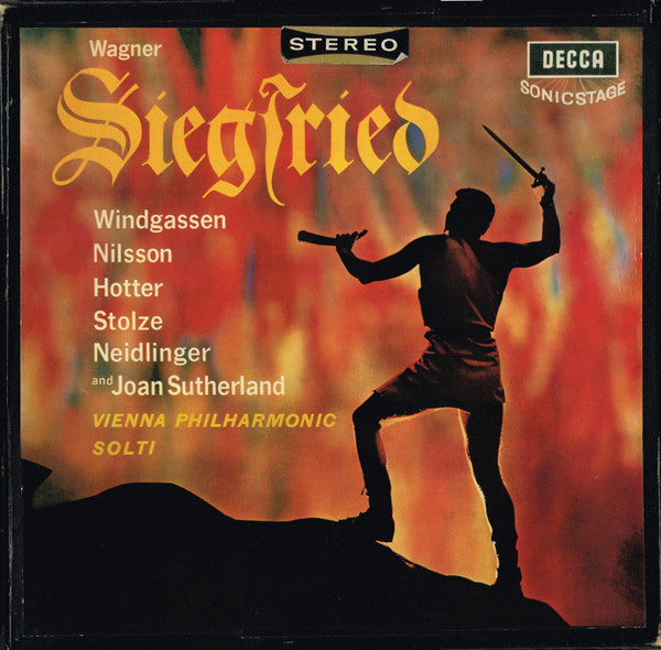 Wagner* / Windgassen* / Nilsson* / Hotter* / Stolze* / Neidlinger* And Joan Sutherland / Vienna Philharmonic* / Solti* : Siegfried (5xLP, Album + Box)