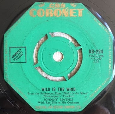 Johnny Mathis : Wild Is The Wind / No Love (But Your Love) (7")
