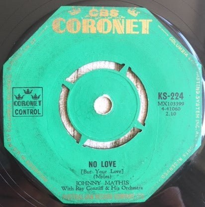 Johnny Mathis : Wild Is The Wind / No Love (But Your Love) (7")