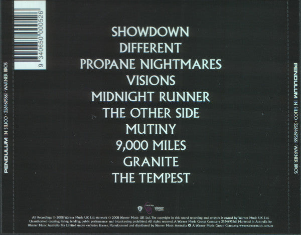 Pendulum (3) : In Silico (CD, Album)