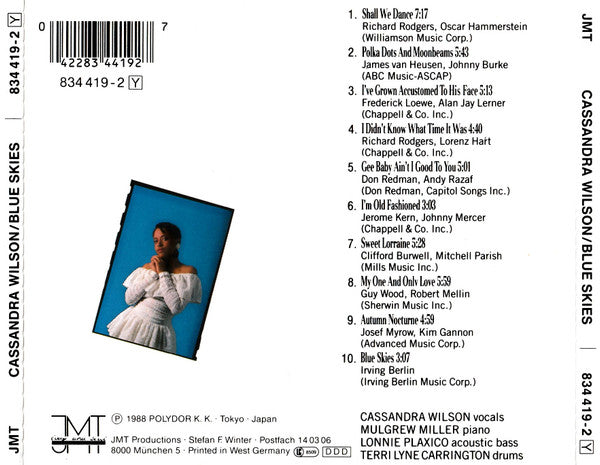 Cassandra Wilson : Blue Skies (CD, Album)