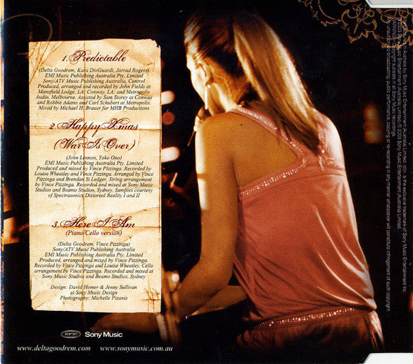 Delta Goodrem : Predictable (CD, Single)