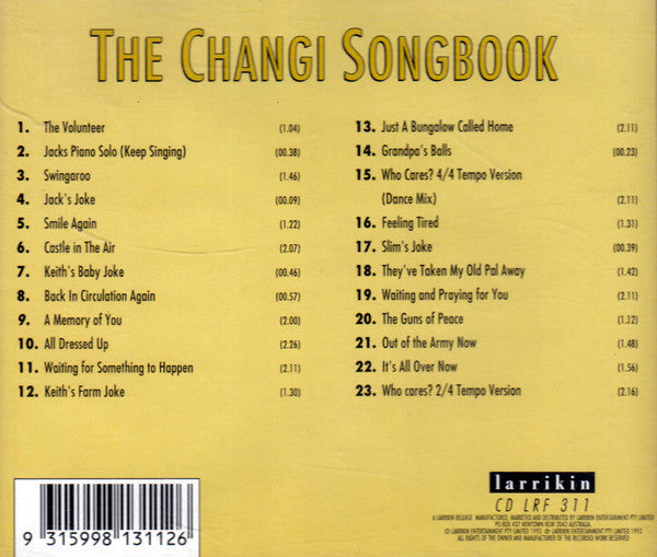 Slim De Grey, Keith Stevens (9), Jack Boardman : The Changi Songbook (CD)