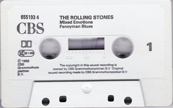 The Rolling Stones : Mixed Emotions (Cass, Single)