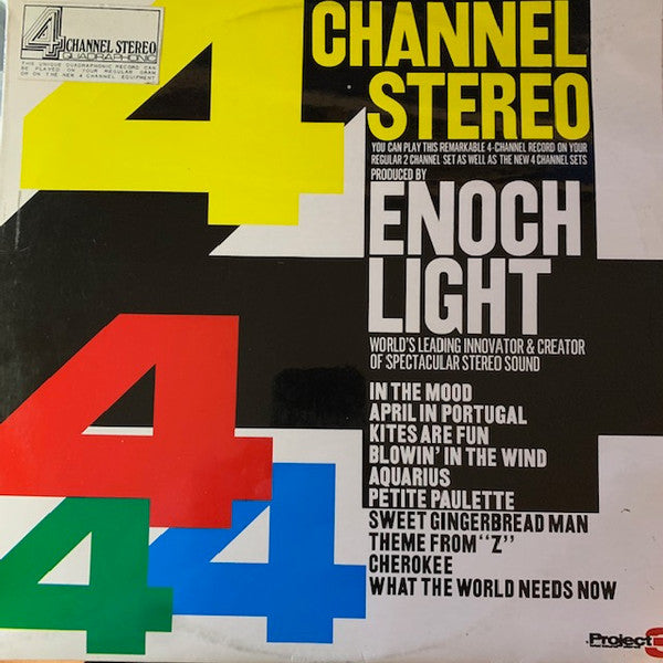 Enoch Light : 4 Channel Stereo (LP, Album, Comp, Quad)
