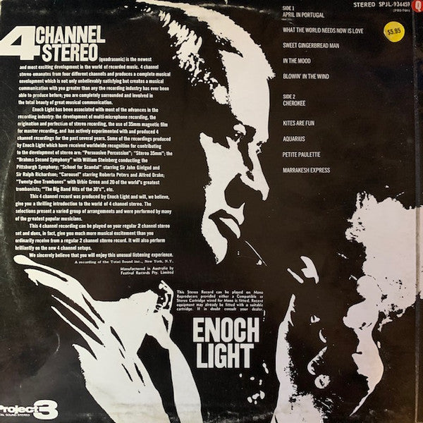 Enoch Light : 4 Channel Stereo (LP, Album, Comp, Quad)