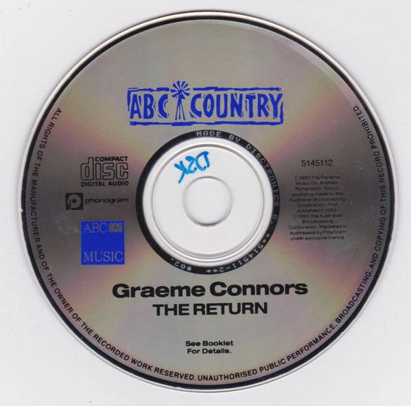 Graeme Connors : The Return (CD, Album)