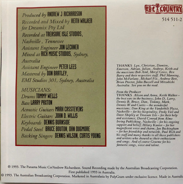 Graeme Connors : The Return (CD, Album)