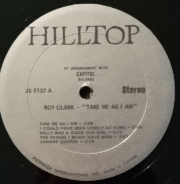 Roy Clark : Take Me As I Am (LP, Comp)