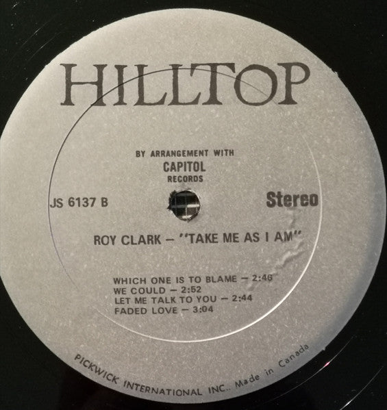 Roy Clark : Take Me As I Am (LP, Comp)
