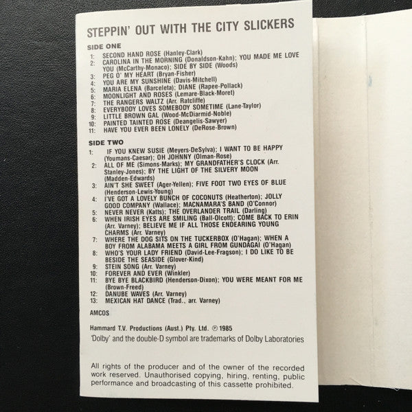 The City Slickers (5) : Steppin' Out With The City Slickers (Cass, Album)
