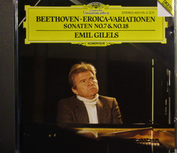 Beethoven*, Emil Gilels : Eroica-Variationen • Sonaten No. 7 & No. 18 (CD, Album, RE, PMD)