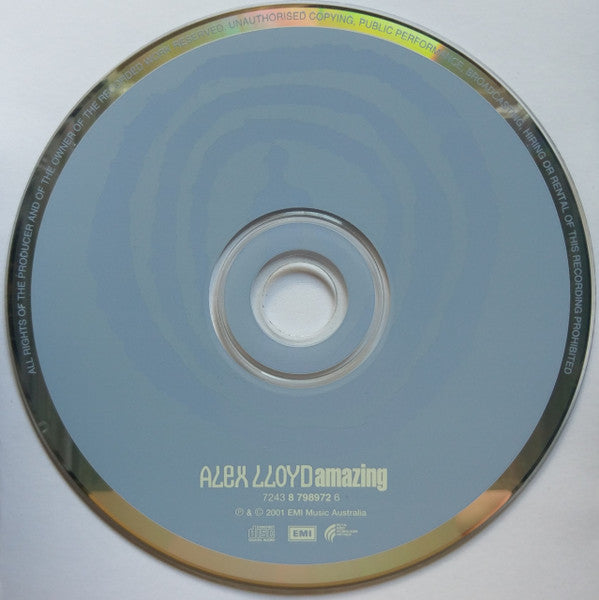 Alex Lloyd : Amazing (CD, Single)