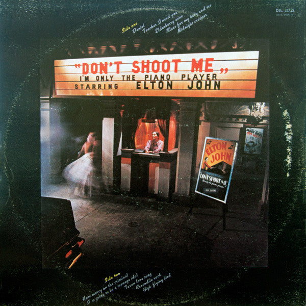 Elton John : Don't Shoot Me I'm Only The Piano Player (LP, Album, Gat)