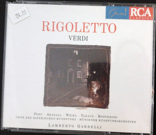Giuseppe Verdi, Takács*, Weikl*, Popp*, Aragall*, Rootering*, Chor Des Bayerischen Rundfunks, Münchner Rundfunkorchester, Lamberto Gardelli : Rigoletto (2xCD, Album)